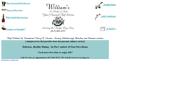 Desktop Screenshot of chefwilliam.com