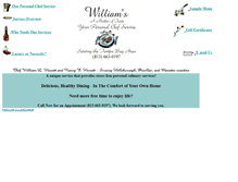 Tablet Screenshot of chefwilliam.com